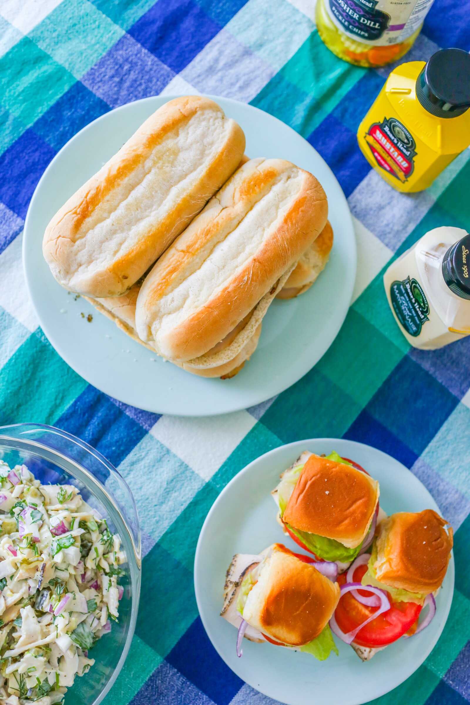 Italian Chicken, Mozzarella and Fire Roasted Bell Peppers Sandwich